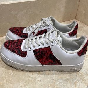 Drip creations men sz 11 custom red black alligator trim eur 45 Uk 10 women 12.5